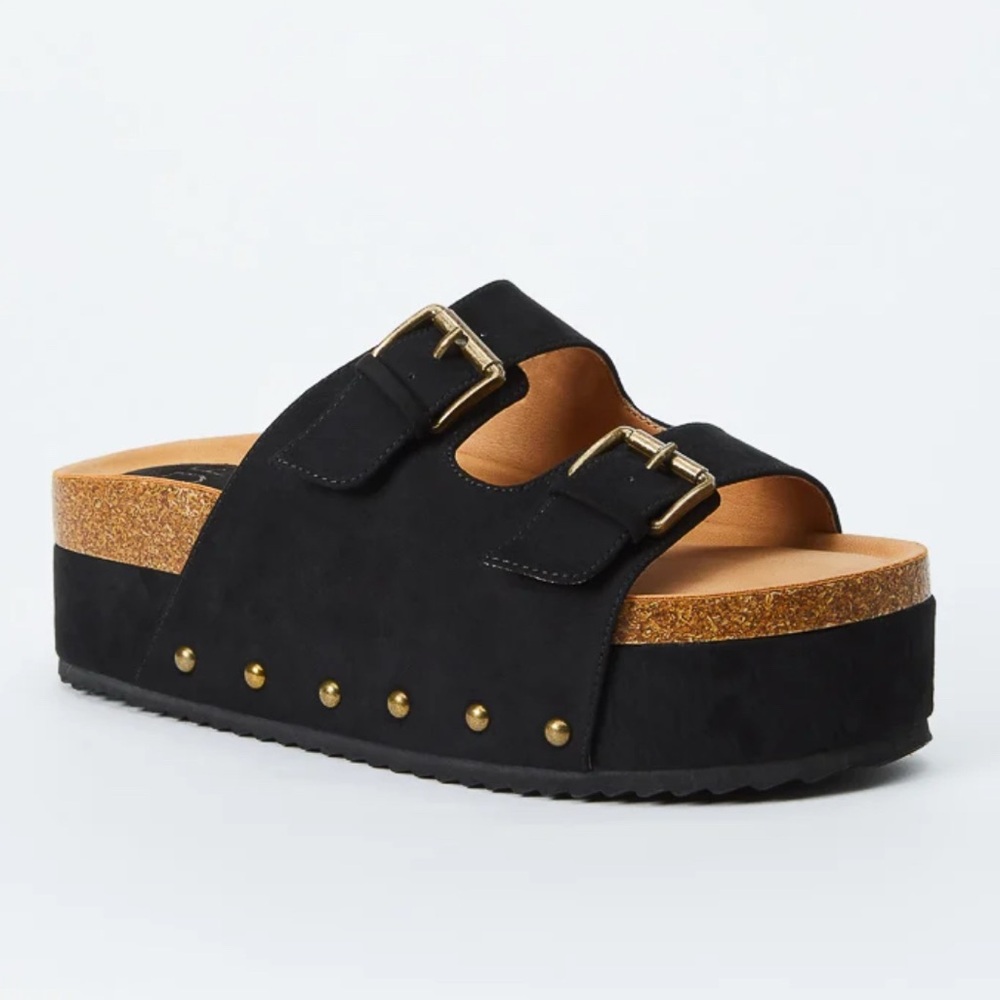 Abbie Platform Slide Sandals